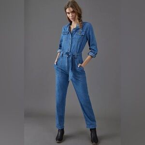 Anthropologie Pilcro Classic Denim Jumpsuit